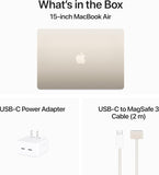 Apple 2024 MacBook Air 15-inch Laptop with M3 chip: Built for Apple Intelligence, 15.3-inch Liquid Retina Display, 16GB Unified Memory, 256GB SSD Storage, Backlit Keyboard, Touch ID; Starlight BRAND NEW