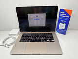 Apple - MacBook Air 15-inch Apple M2 chip Built for Apple Intelligence - 16GB Memory - 256GB SSD - Starlight Pre Owned Like New 2023
